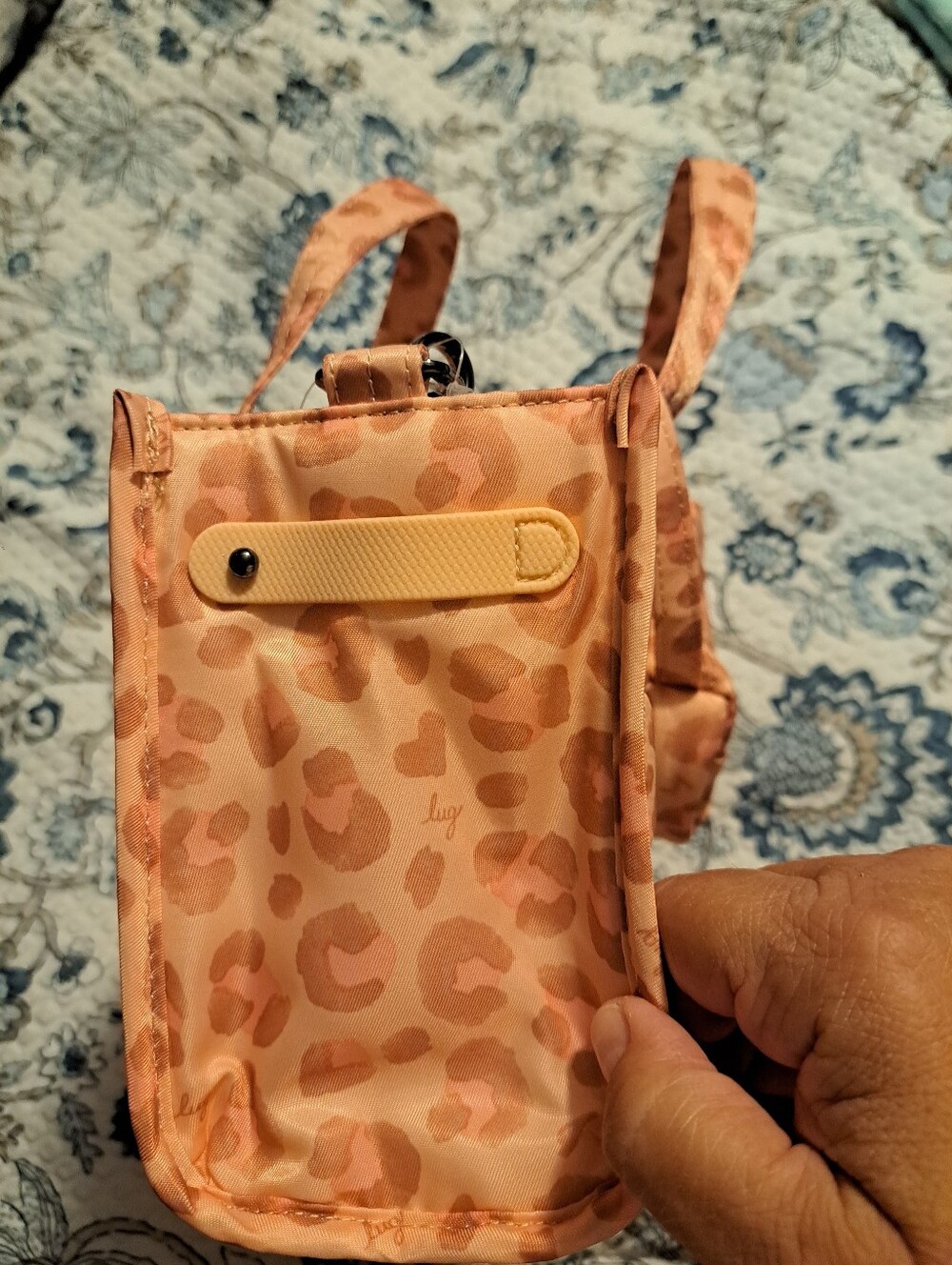Lug Train With Disco Pouch In Leopard Sand - Picture 2 of 4